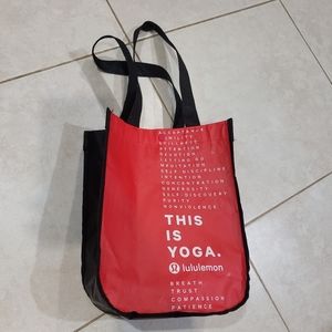 Lululemon Athletica shopping bag